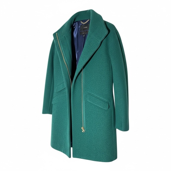 J.Crew Cocoon Coat in Stadium Cloth wool woman’s sz4 - Picture 1 of 5